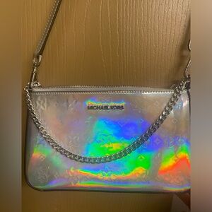 Holographic Authentic Michael Kors Crossbody Purse